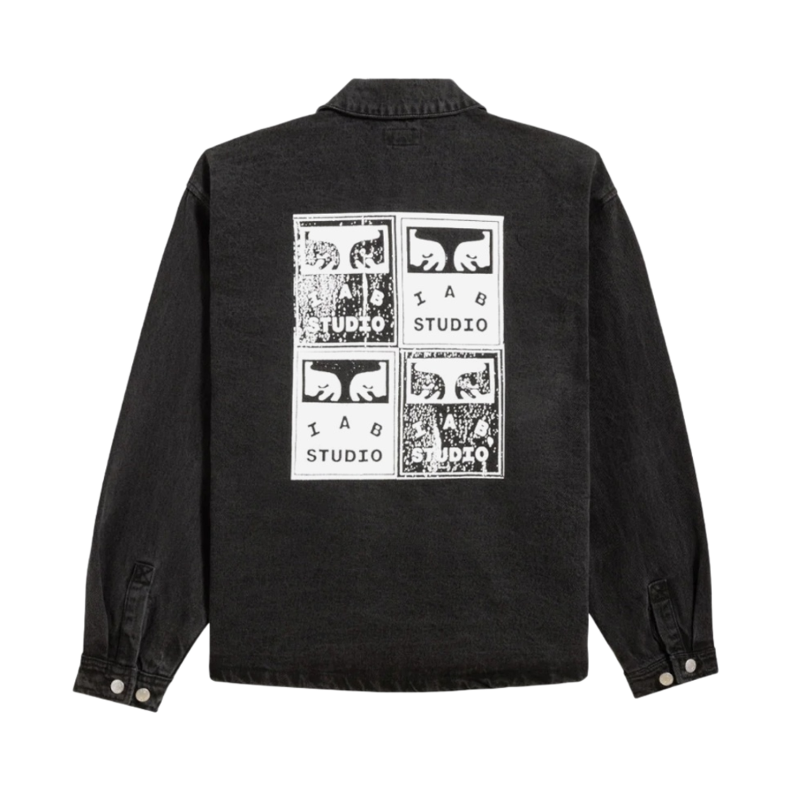 아이앱 스튜디오 x 오베이 페인터스 셔츠 자켓 더스티 블랙(IAB Studio x Obey Painters Shirt Jacket Dusty Black)