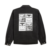 IAB Studio x Obey Painters Shirt Jacket Dusty Black