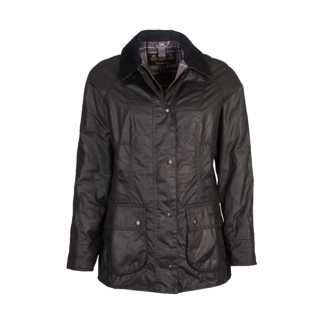 (W) 바버 비드넬 왁스 자켓 블랙((W) Barbour Beadnell Wax Jacket Black)