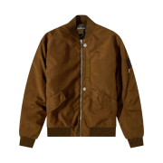 Stone Island Shadow Project 40706 Hollowcore Poly Light Garment Dyed Bomber Jacket Tobacco - 21FW