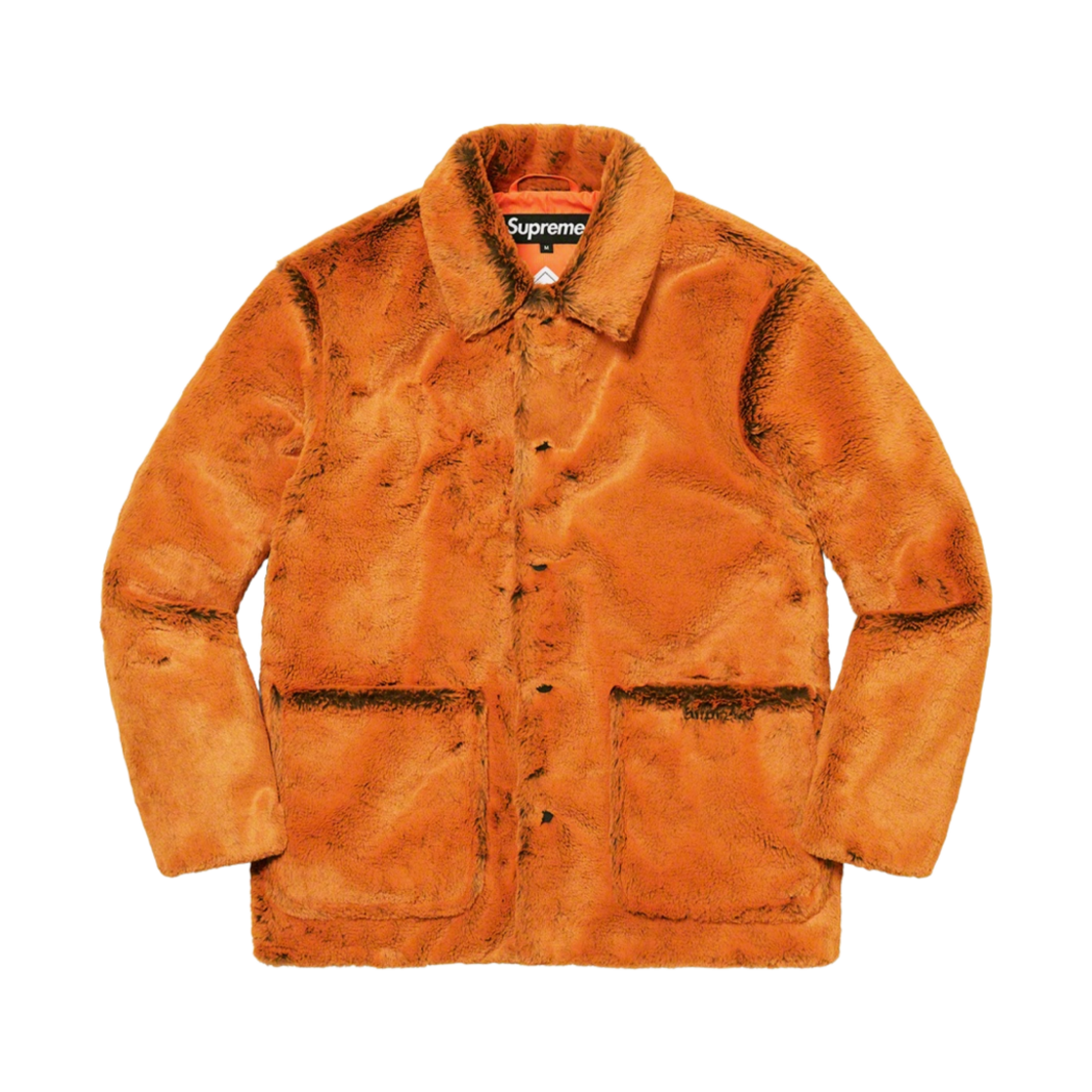 슈프림 투톤 포우 퍼 샵 코트 오렌지 - 21FW(Supreme 2-Tone Faux Fur Shop Coat Orange - 21FW) - 1