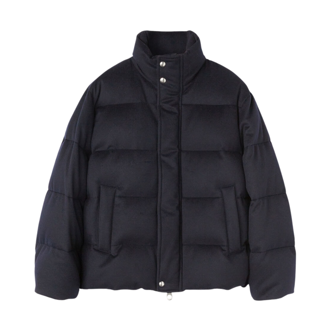 FAO8389-W000 Loro Piana Giulio Puffer Jacket Navy Blue
