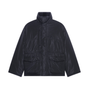 Balenciaga Reversible Parka Buffalo Check Grey Black
