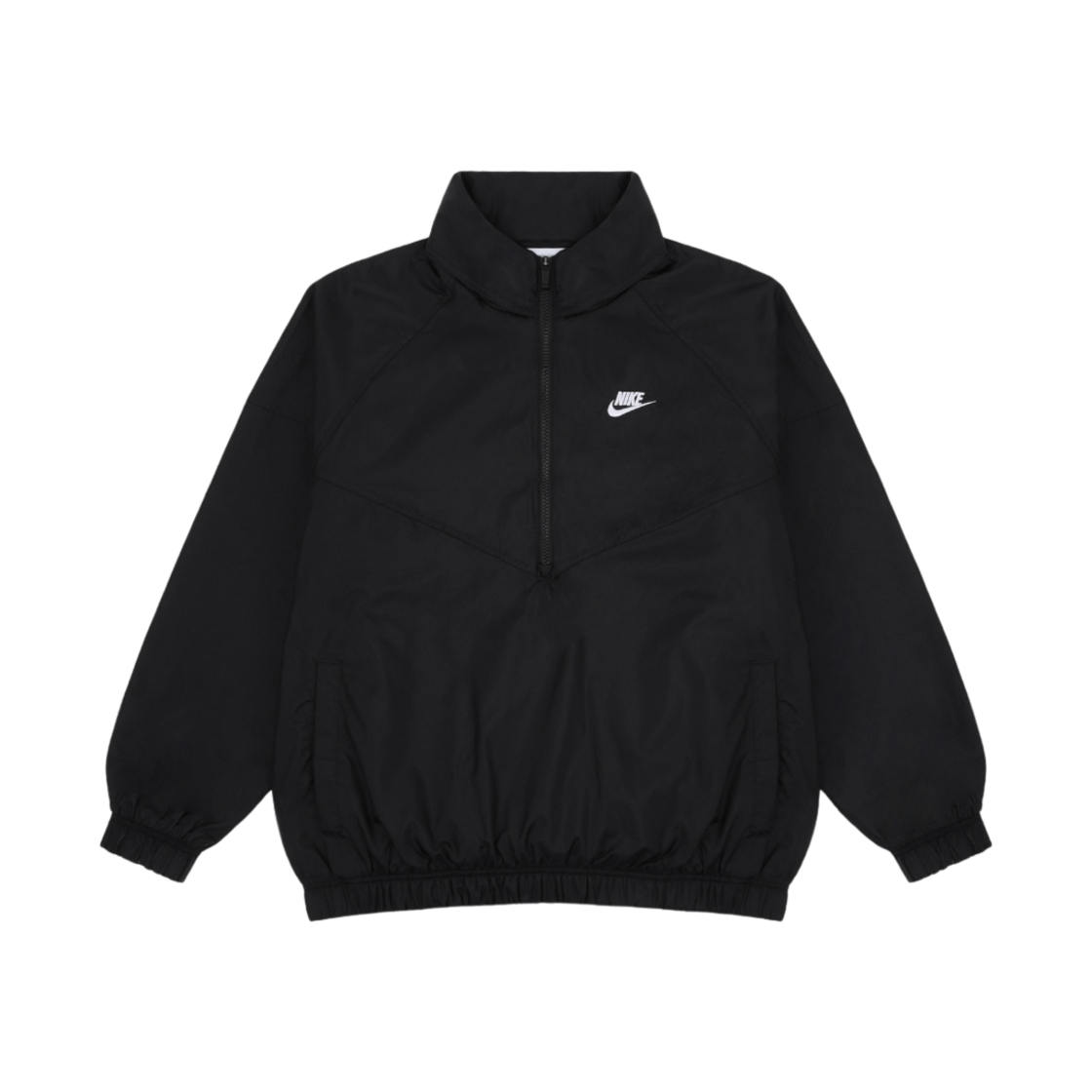 나이키 NSW 윈드러너 언라인드 우븐 아노락 자켓 블랙 - US/EU(Nike NSW Unlined Woven Windrunner Anorak Jacket Black - US/EU)