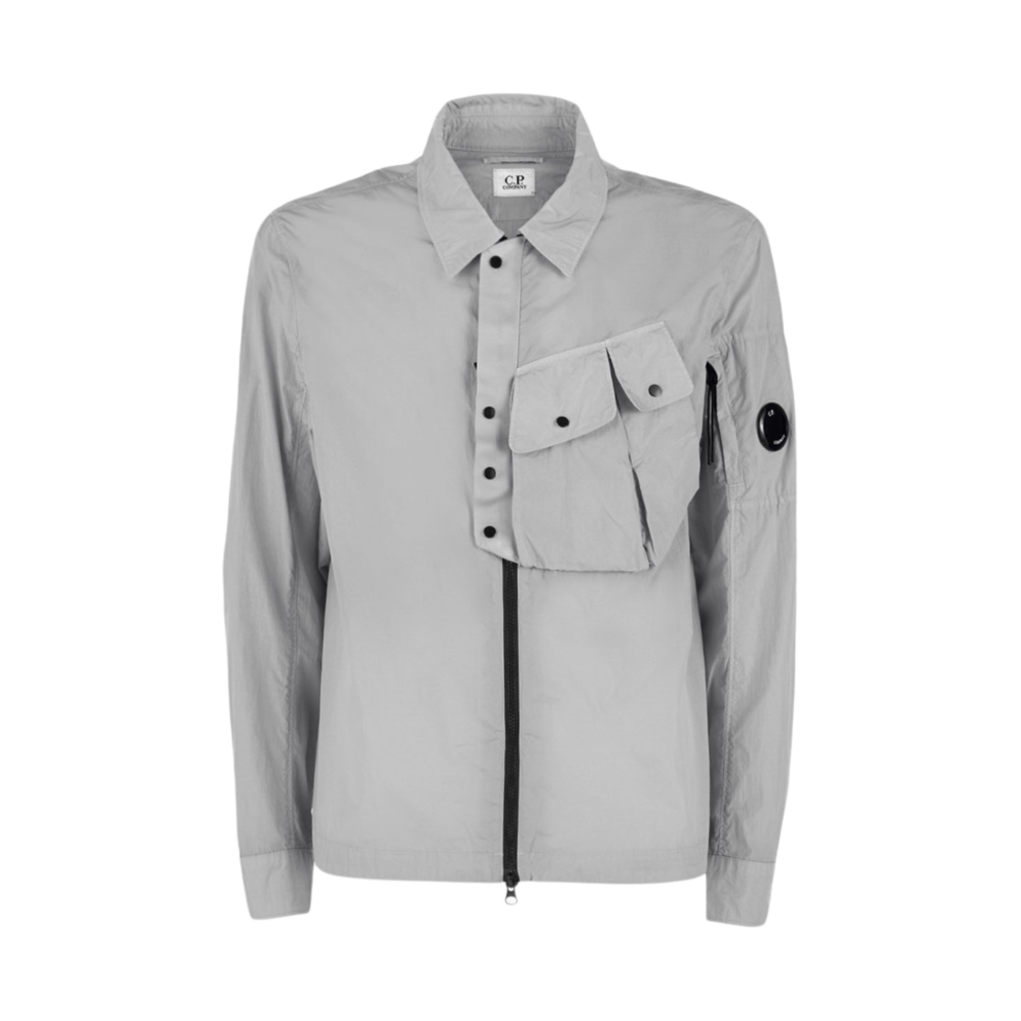 C.P. 컴퍼니 크롬-R 오버셔츠 그리핀 그레이 - 22SS(C.P. Company Chrome-R Overshirt Griffin Grey - 22SS) - 1