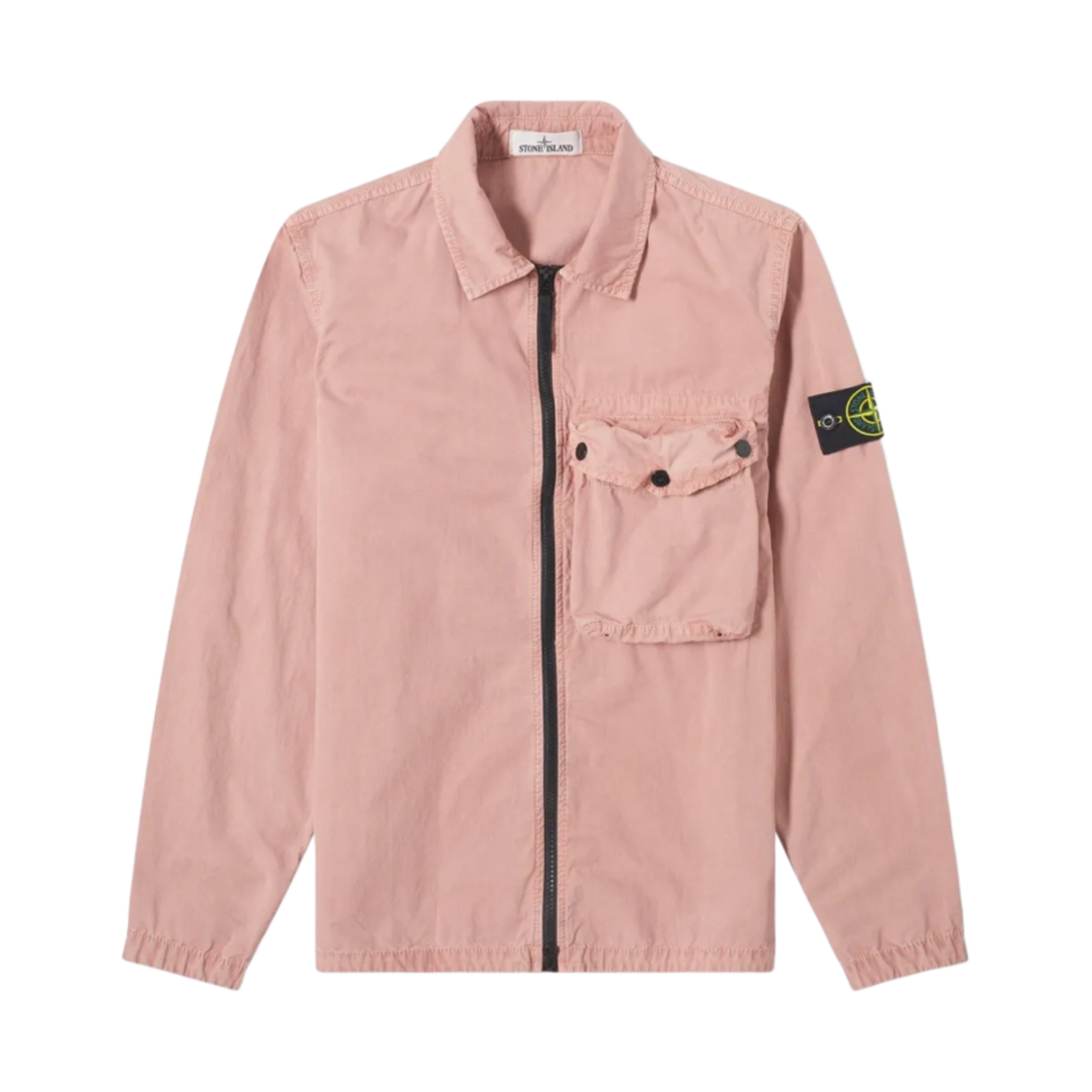 스톤 아일랜드 117WN 올드이펙트 오버셔츠 로즈 쿼츠 - 21SS
