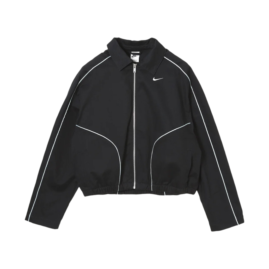 (W) 나이키 NSW 우븐 자켓 블랙 - 아시아