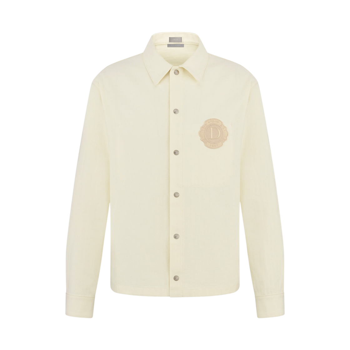 483D484A381X-C181 Dior Denim Herringbone Motif Coach Jacket Beige