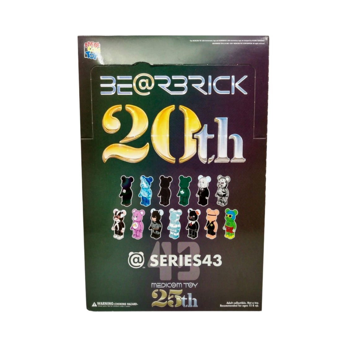 베어브릭 시리즈 43 랜덤박스 100% (24개입)(Bearbrick Series 43 Sealed Case 100% (24 Blind Boxes))