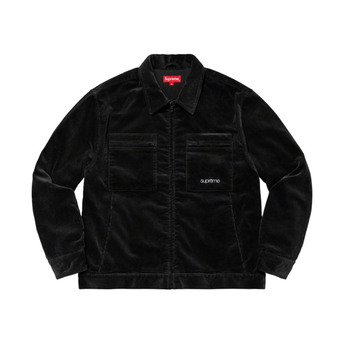 슈프림 코듀로이 집 자켓 블랙 - 21FW
