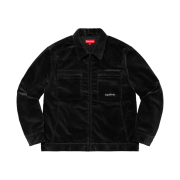 Supreme Corduroy Zip Jacket Black - 21FW