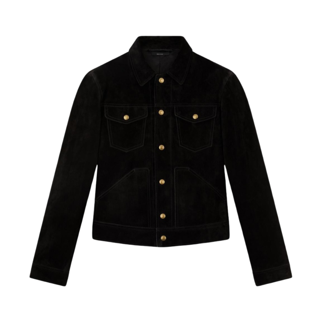 톰포드 캐시미어 스웨이드 웨스턴 자켓 블랙(Tom Ford Cashmere Suede Western Jacket Black) - 1