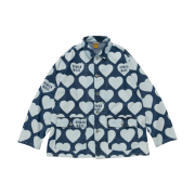 Human Made Heart Denim Coverall Jacket Indigo