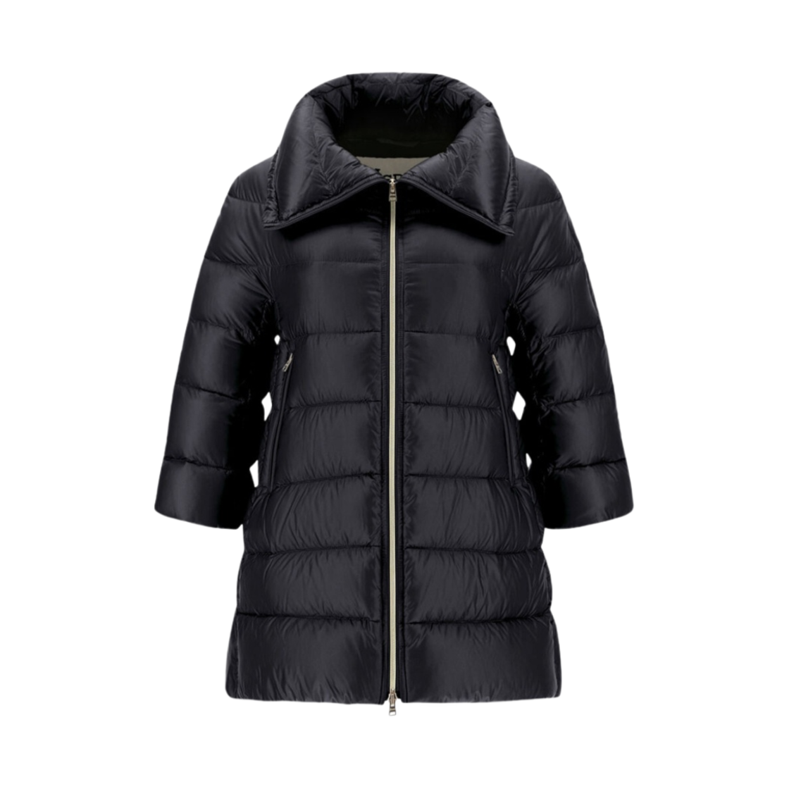 PI0001DIC-12017-9300 (W) Herno Cleofe A-Shape Black