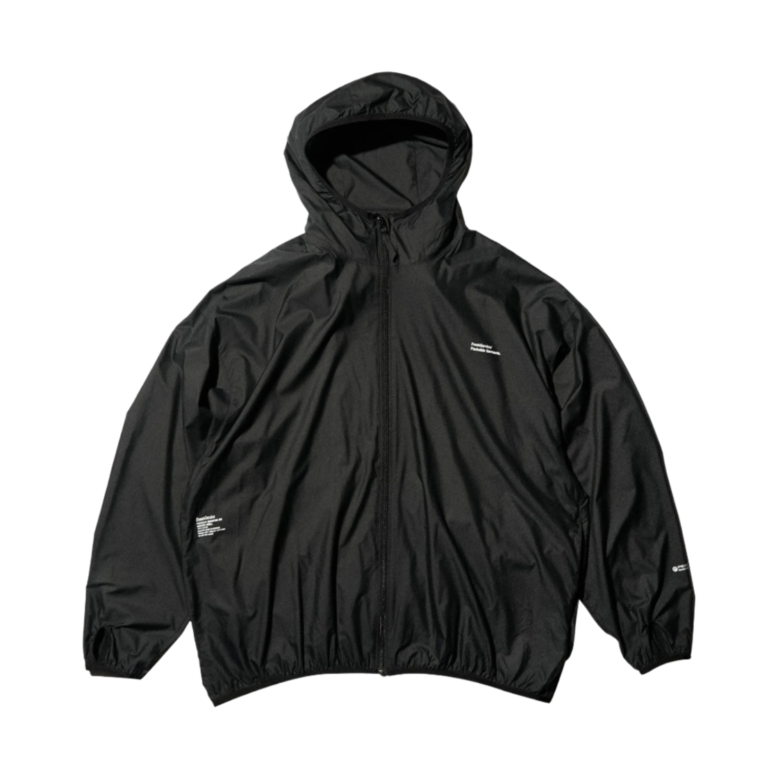- Fresh Service Pertex Quantum Air Packable Hooded Shell Jacket Black