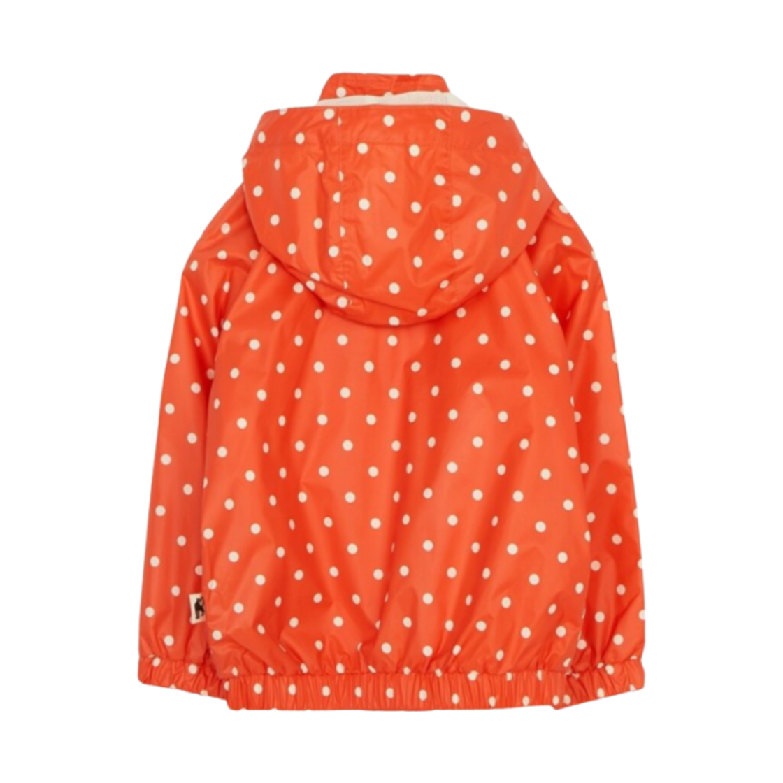 (키즈) 미니 로디니 폴카 도트 후드 자켓 레드((Kids) Mini Rodini Polka Dot Hoodie Jacket Red) - 2