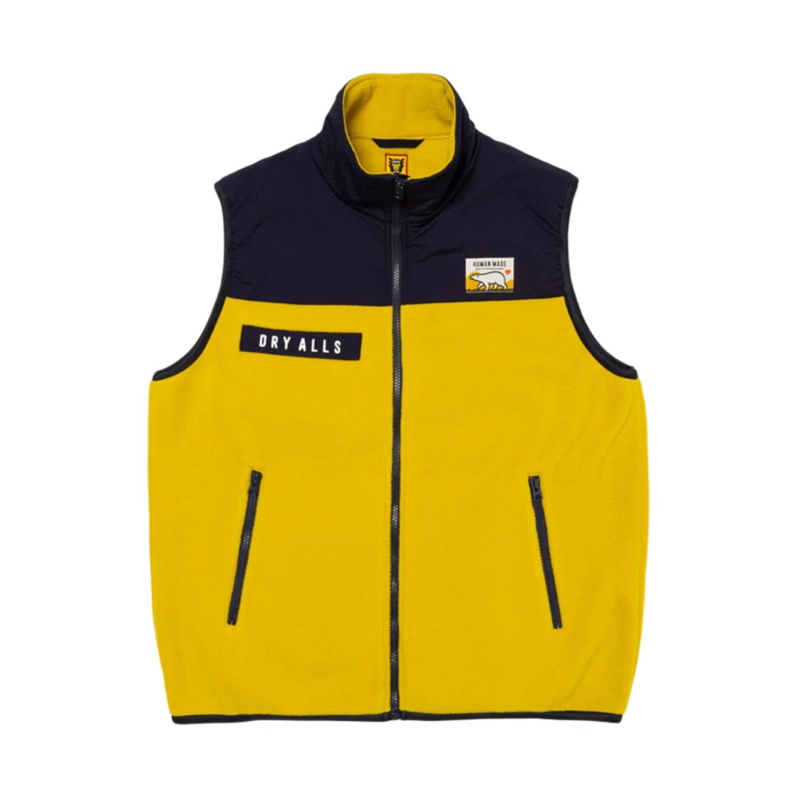 Human Made Human Made Fleece Vest Yellow · XL