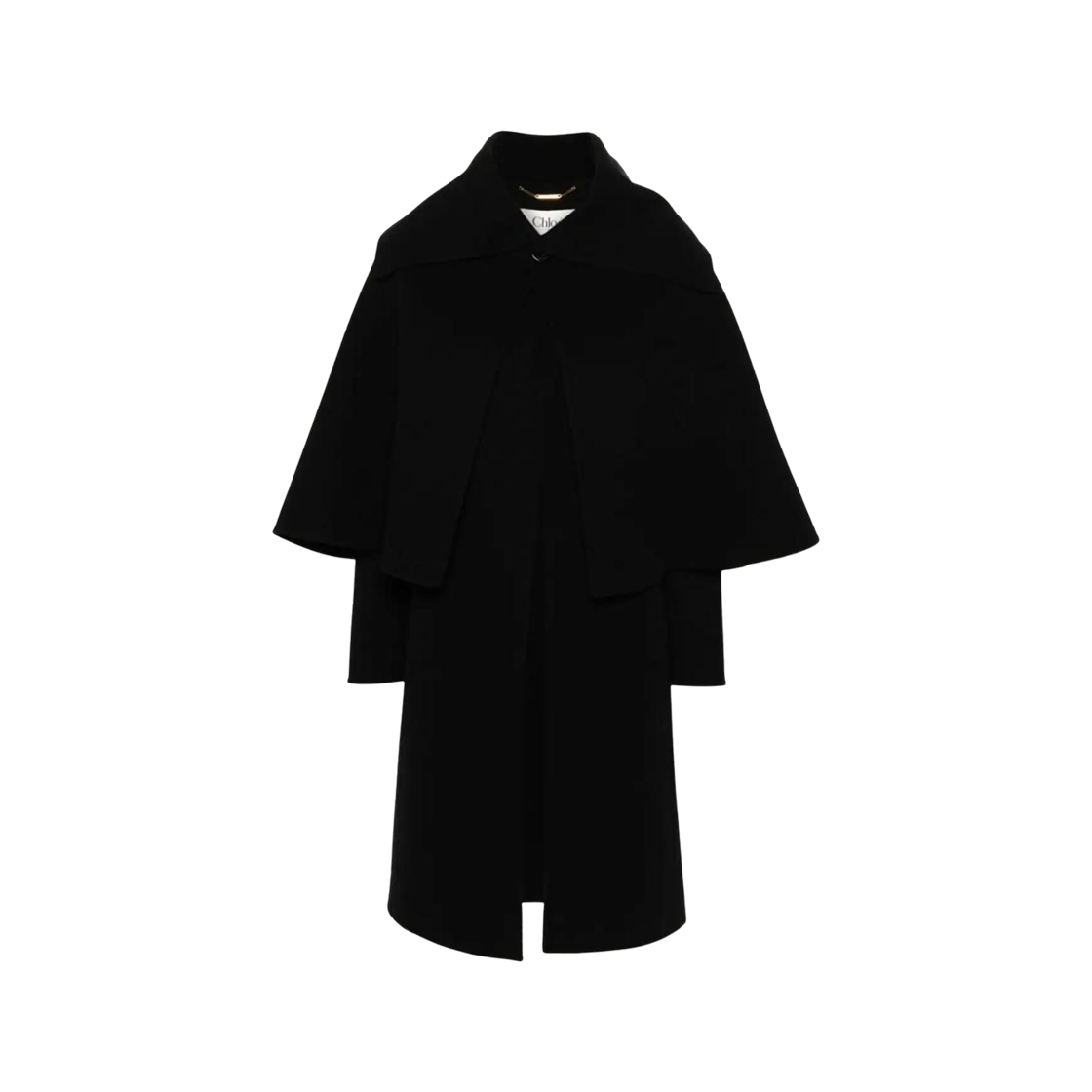 (W) 끌로에 울 코트 블랙((W) Chloe Wool Coat Black)
