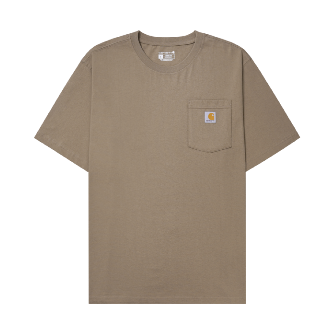 칼하트 루즈 핏 헤비웨이트 레귤러 숏슬리브 포켓 티셔츠 데저트(Carhartt Loose Fit Heavyweight Regular Short Sleeve Pocket T-Shirt Desert)