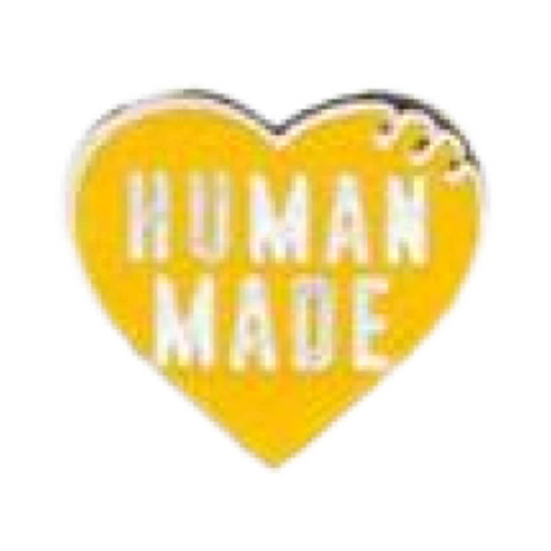 휴먼 메이드 하트 핀 옐로우 | Human Made | KREAM