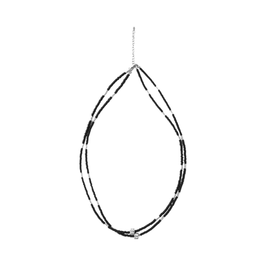 OYBES1AC008BK OY Layered Beads Necklace Black