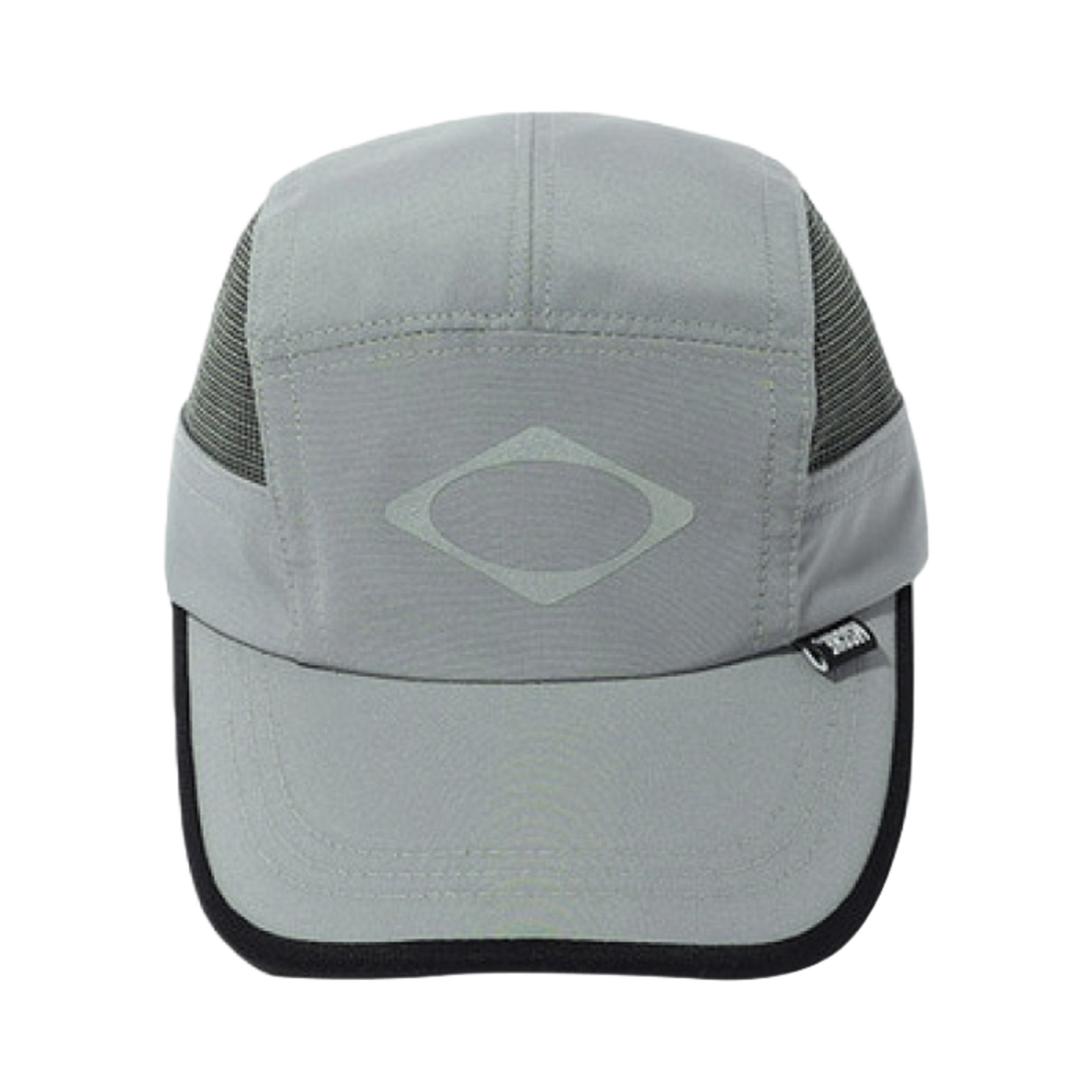 (W) 미스치프 롬버스 러닝 캡 카키 그레이((W) Mischief Rhombus Running Cap Khaki Grey)