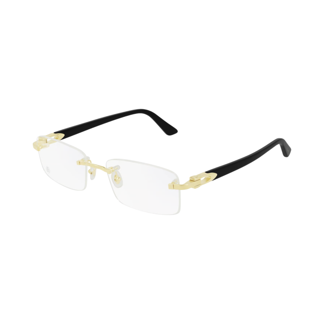 까르띠에 C 데코 림리스 CT0287O-001 골드 블랙(Cartier C Decor Rimless CT0287O-001 Gold Black) - 1