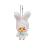 Monchhichi Chimutan Big Head SS Keychain Light Pink