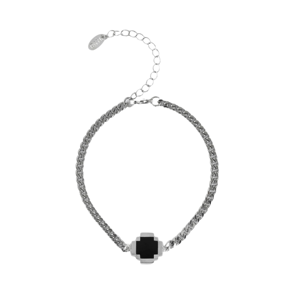 논논 픽셀 써클 브레이슬릿 실버925(Nonenon Pixel Circle Bracelet Silver925)