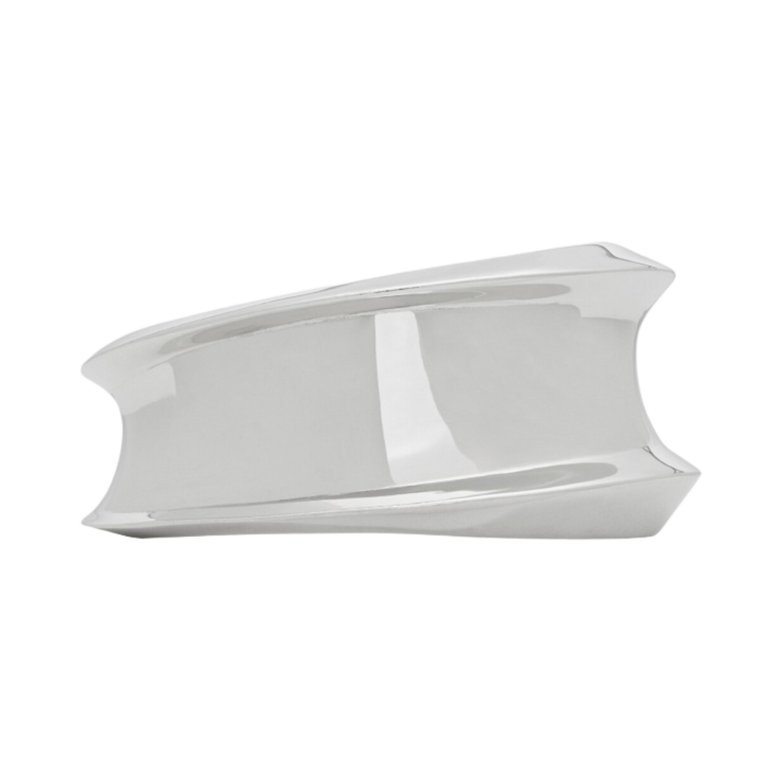 생로랑 오가닉 브레이슬릿 메탈 샤이니 실버(Saint Laurent Organic Bracelet in Metal Shiny Silver) - 1