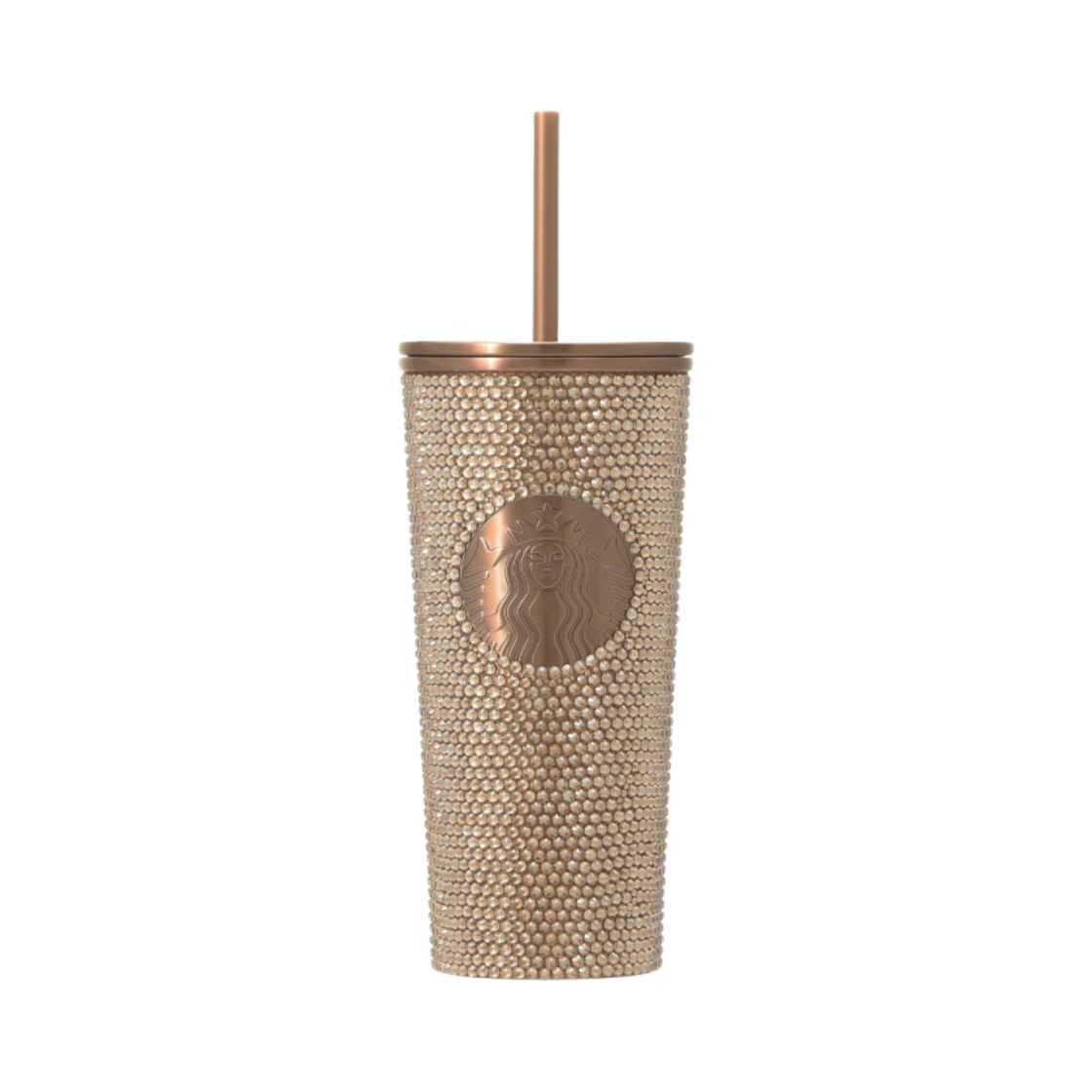 - Starbucks Stainless Steel Cold Cup Tumbler Rhinestone Gold 473ml