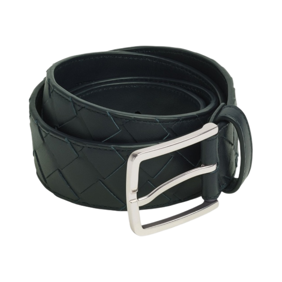 보테가 베네타 인트레치아토 레더 벨트 잉크웰(Bottega Veneta Intrecciato Leather Belt Inkwell) - 1