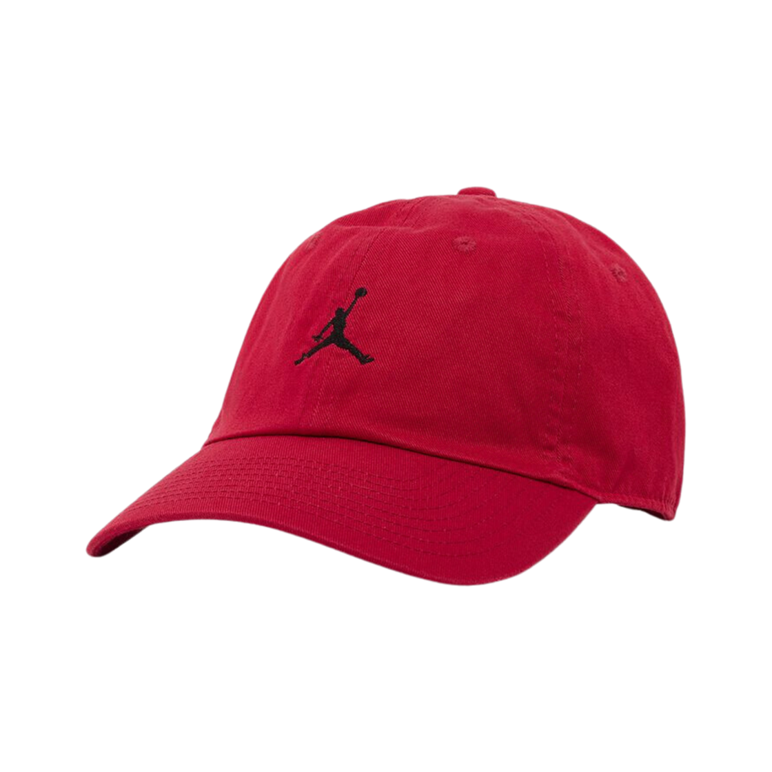 HQ1963-687 Jordan Club Unstructured Curved Bill Cap Gym Red Black - 대표 이미지 #1
