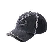 [KREAM 단독] Etce Damaged Denim Cap Black