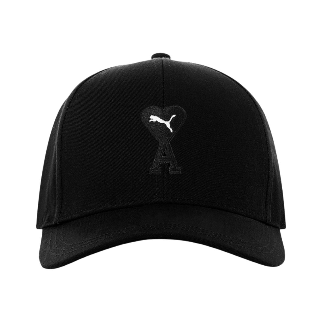 푸마 x 아미 로우 커브 캡 블랙(Puma x AMI Low Curve Cap Black)