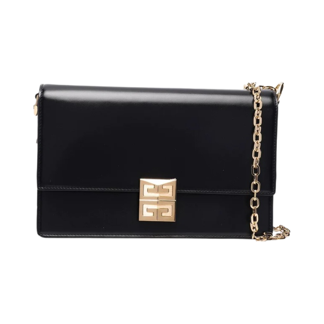 지방시 체인 박스 레더 미디움 4G 백 골드 블랙(Givenchy Medium 4G Bag in Box Leather with Chain Gold Black) - 1