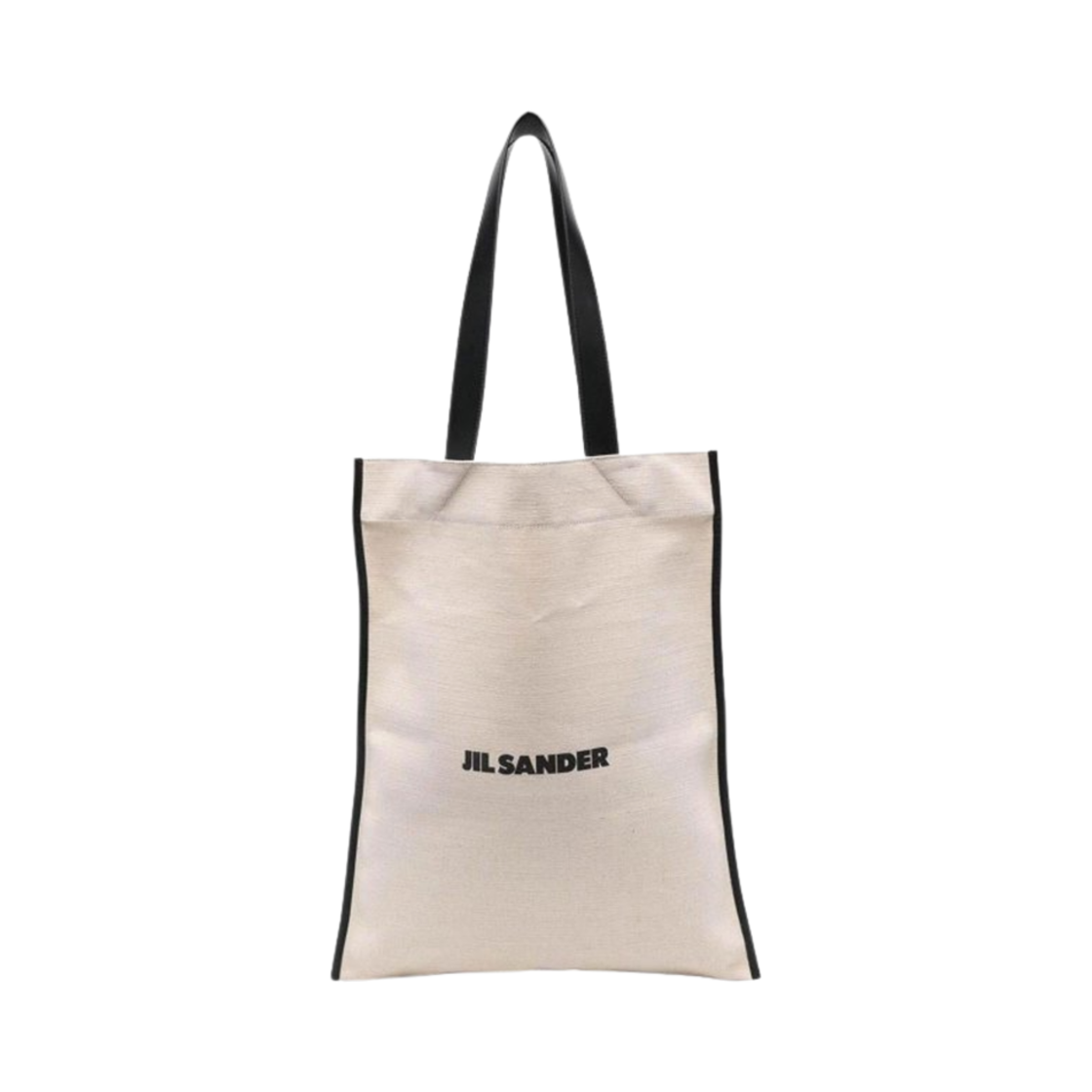 J07WD0104-P7060-280 Jil Sander Flat Logo Embroidered Tote Bag Beige