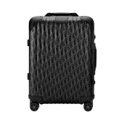 Rimowa x Dior Cabin Suitcase Aluminium Black Dior Oblique