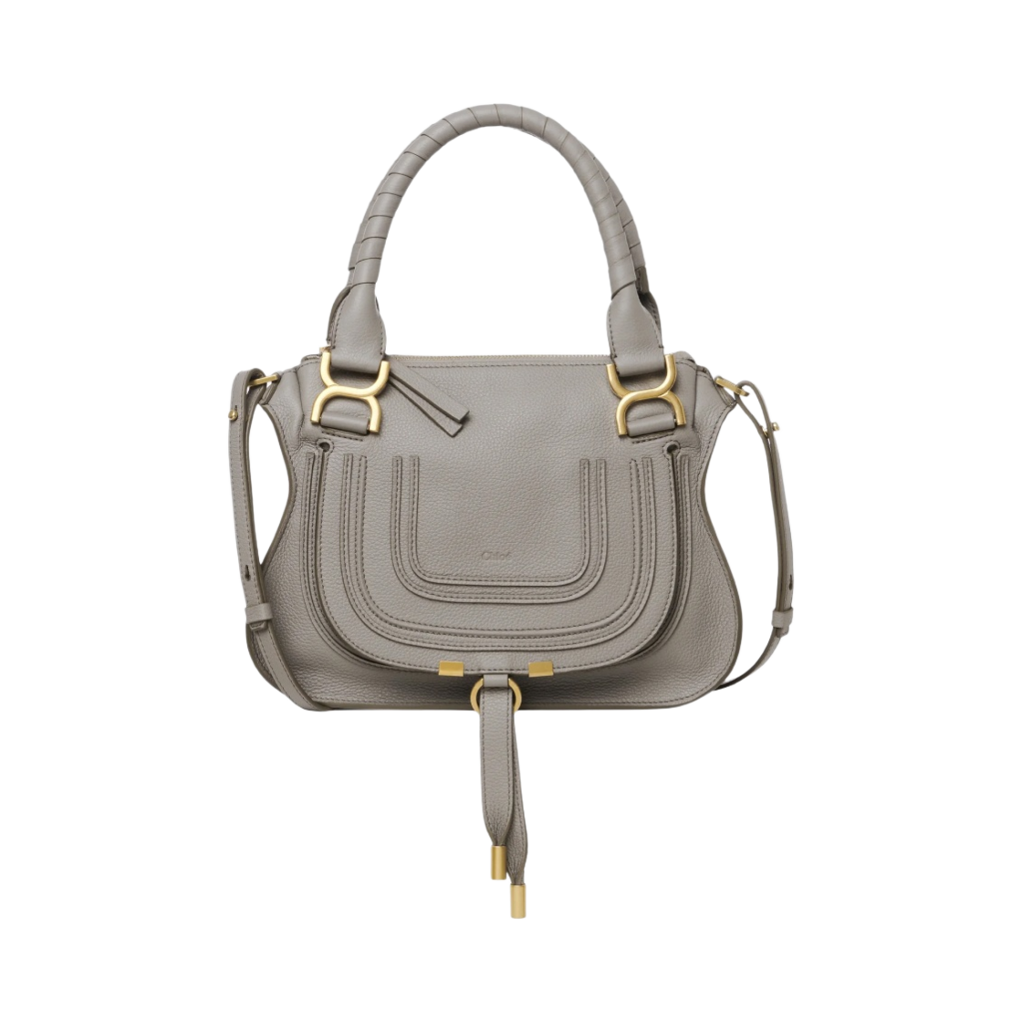 끌로에 마르씨 스몰 더블 캐리백 캐시미어 그레이(Chloe Marcie Small Double Carry Bag Cashmere Grey) - 1