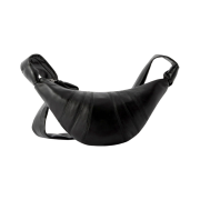 Lemaire Small Croissant Bag Soft Nappa Leather Black