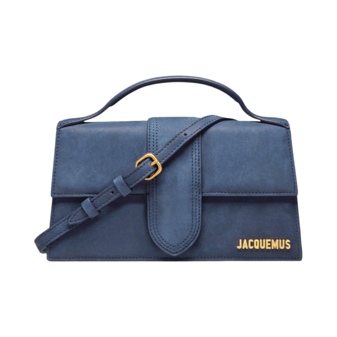자크뮈스 르 그랜드 밤비노 크로스바디 플랩백 다크 네이비(Jacquemus Le Grand Bambino Crossbody Flap Bag Dark Navy) - 1