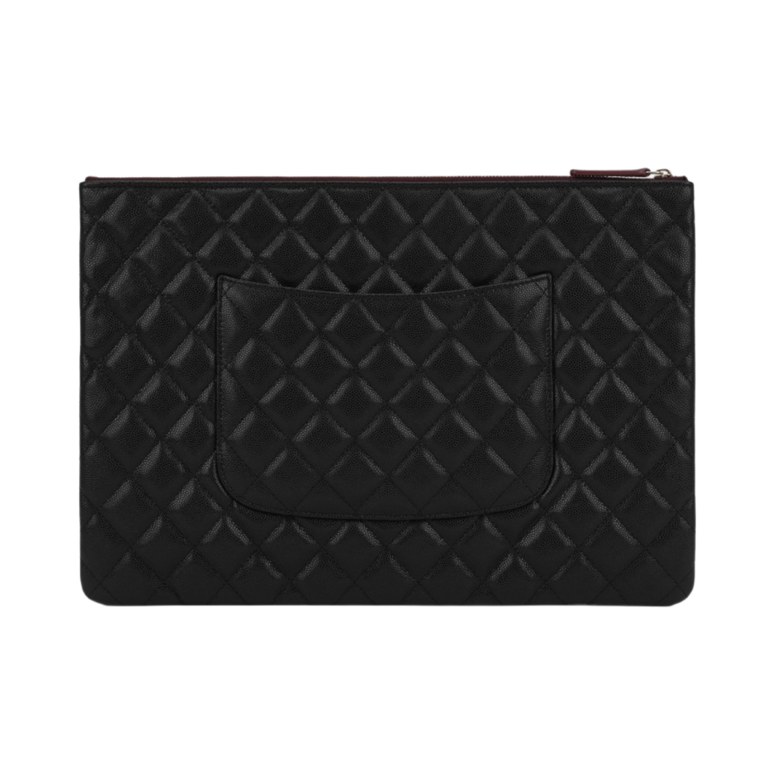 샤넬 클래식 라지 파우치 그레인드 카프스킨 & 골드 메탈 블랙(Chanel Large Classic Pouch Grained Calfskin & Gold Black) - 2