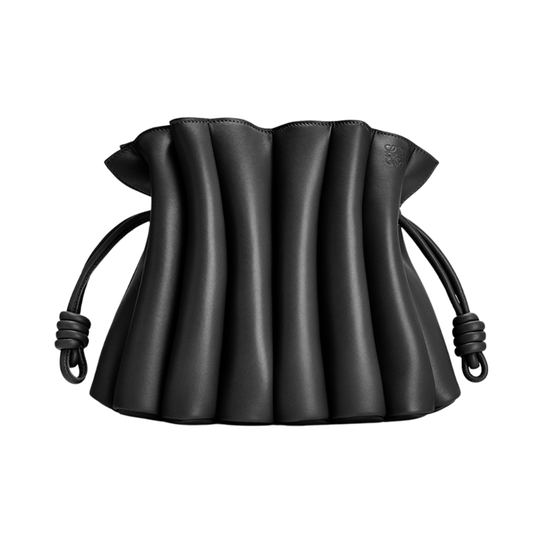 로에베 스무스 카프스킨 플라멘코 온다스 클러치백 블랙(Loewe Flamenco Ondas Clutch Bag in Smooth Calfskin Black) - 1