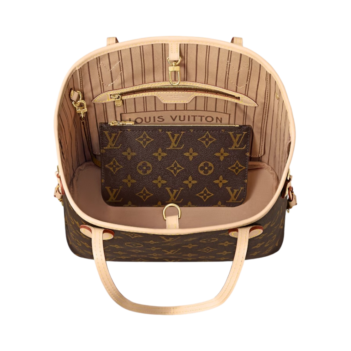 루이비통 네버풀 PM 모노그램 베이지(Louis Vuitton Neverfull PM Monogram Beige) - 3