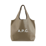 A.P.C. Ninon Tote Bag Taupe Green
