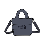 The North Face Plumpy Tote Bag Mini Silver Gray