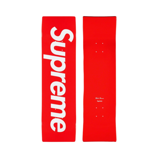 Supreme Uncut Box Logo Skateboard Deck Red - 22SS