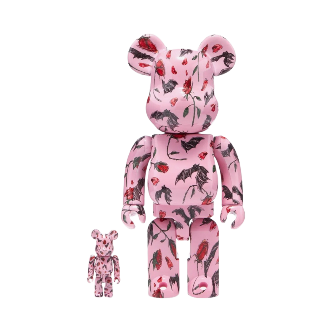 베어브릭 키딜 x 에리 와키야마 100% & 400% 세트 핑크(Bearbrick Kidill x Eri Wakiyama 100% & 400% Set Pink) - 1