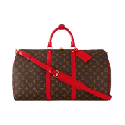 Louis Vuitton Keepall Bandouliere 50 Monogram Coquelicot Red