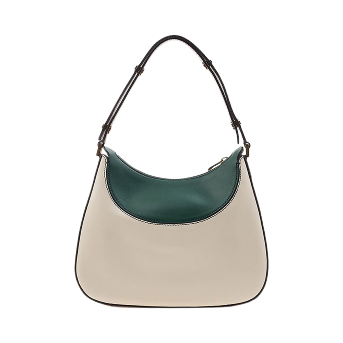 마르니 밀라노 스몰백 실크 화이트 마룬(Marni Milano Small Bag Silk White Maroon) - 2